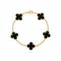 5 Clover Bracelet – Onyx
