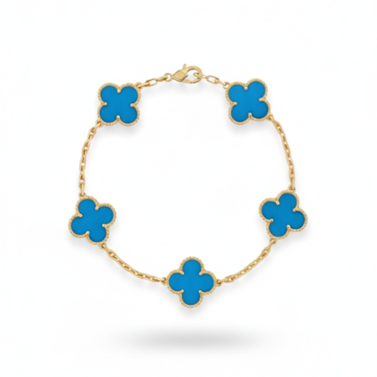 5 Clover Bracelet – Agate