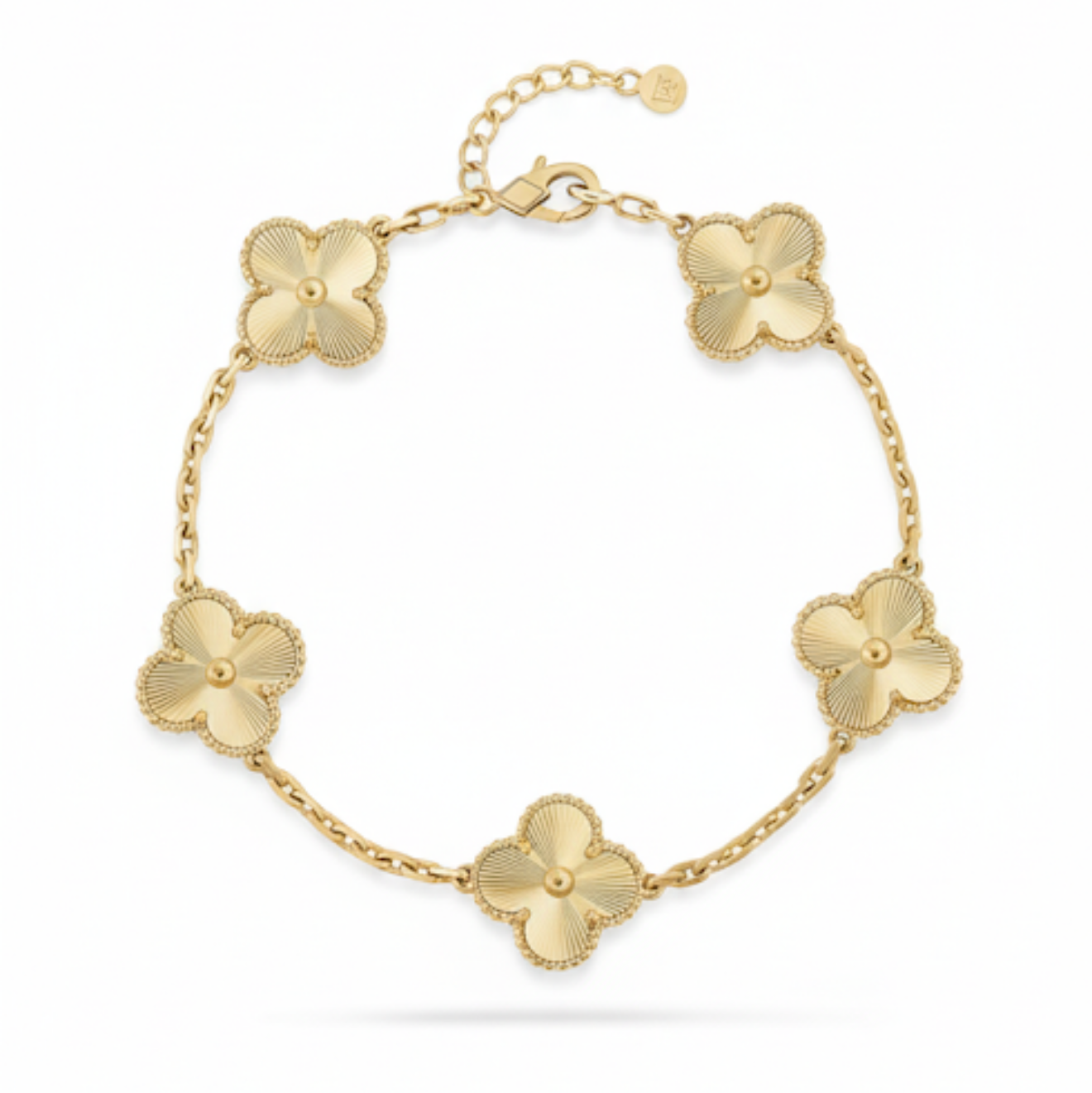 5 Clover Bracelet – Solid Yellow